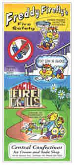 sample of dont play with matches educational stickers freddie firefly